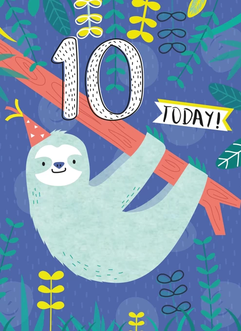 Ten Today Sloth