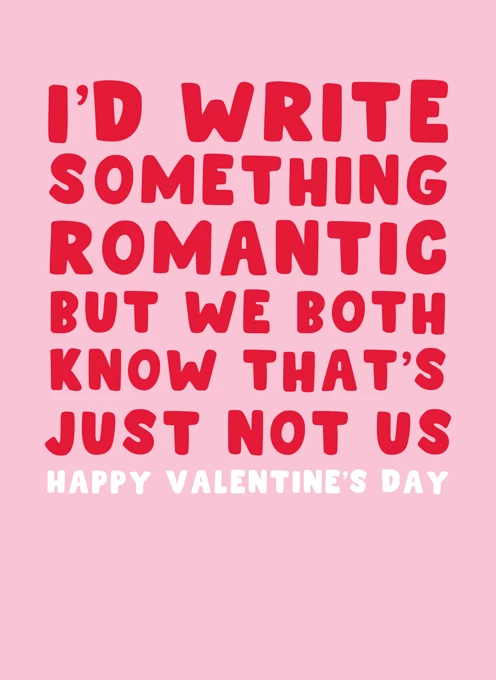 I'd Write Something Romantic