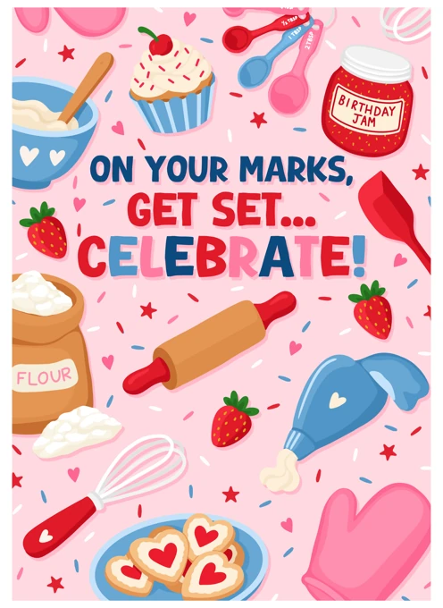 On Your Marks, Get Set, Celebrate! - GBBO