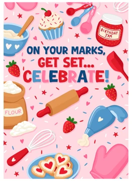 On Your Marks, Get Set, Celebrate! - GBBO