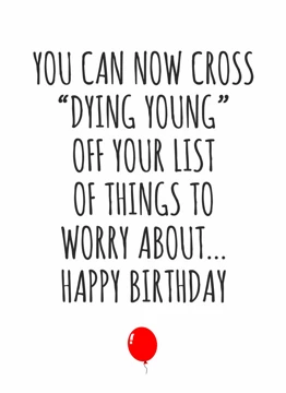 Cross 'Dying Young' Off Your List
