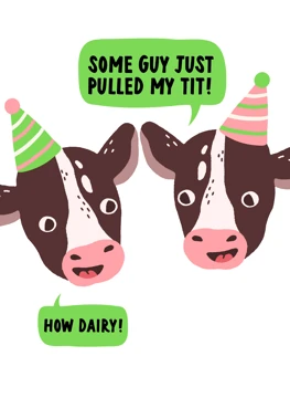 How Dairy Cow Pun