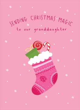 Christmas Magic To Our Granddaughter