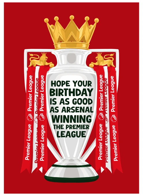 Arsenal Premier League Trophy