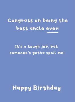 Best Uncle Ever