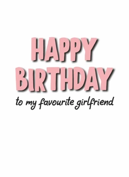 My Favourite Girlfriend