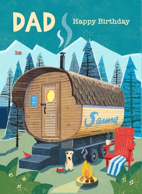 DAD Happy Birthday Sauna Retreat