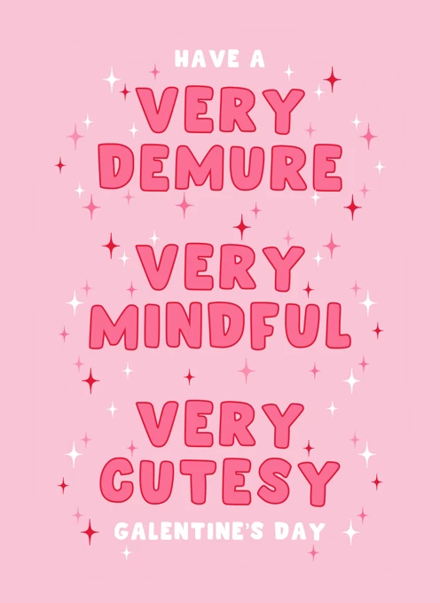 Very Demure Very Mindful Very Cutesy