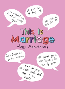 This Is Marriage