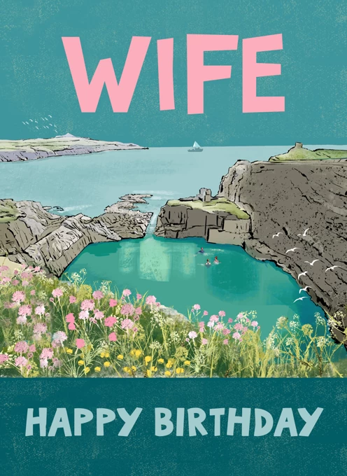 Wife - Happy Birthday Coastla View