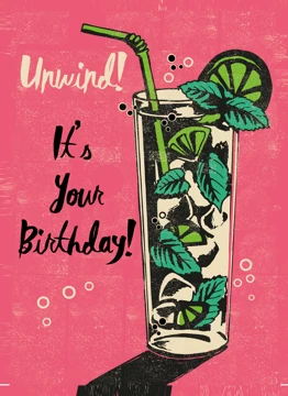 Unwind Birthday Mojito