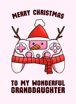 Merry Christmas To My Wonderful Granddaughter - Controller