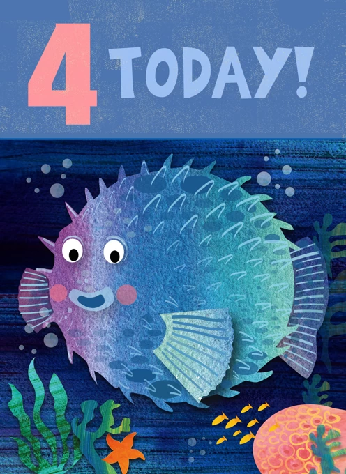 Age 4 Puffer Fish Birthday