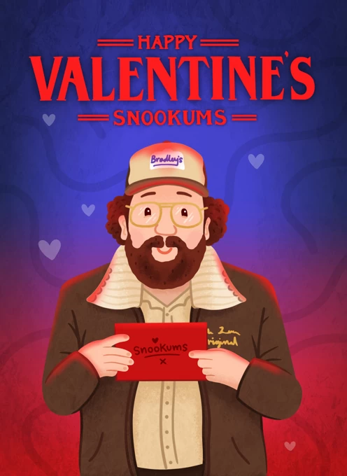 Stranger Things Happy Valentine's Snookums