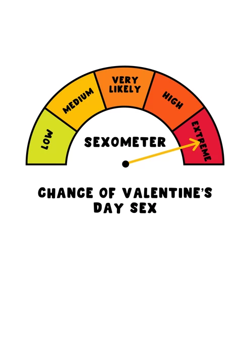 Sexometer: Chance of Valentine's Day Sex