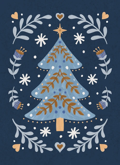 Festive Nordic Tree