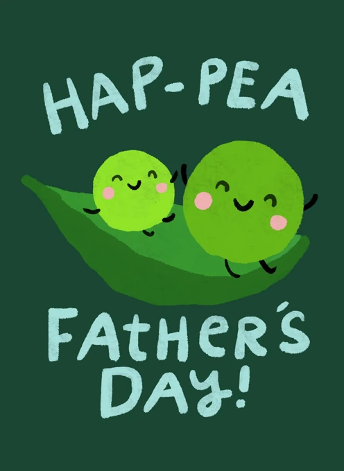 Hap-pea Father's Day