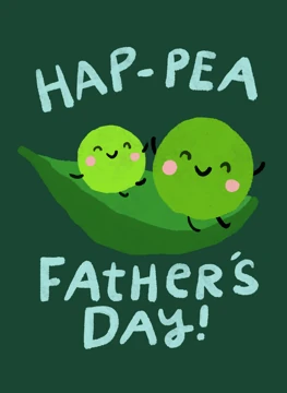 Hap-pea Father's Day