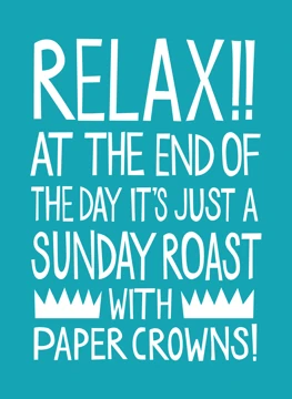 Christmas Relax (With Paper Crowns!)