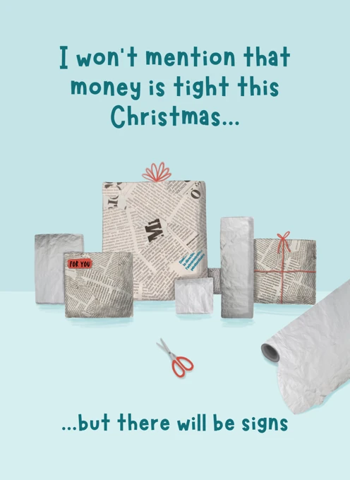 Funny Money Is Tight This Christmas Gifts