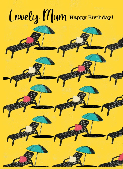 Lovely Mum- Happy Birthday!  beach