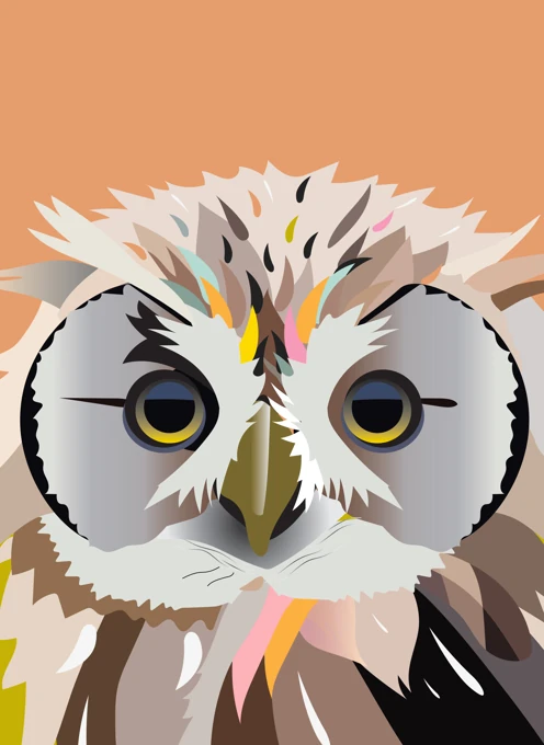 Wise & Watchful | Owl Card