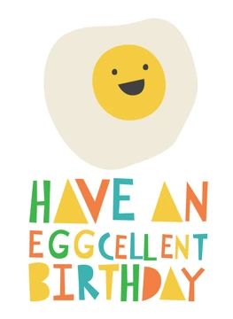 Have an eggcellent birthday