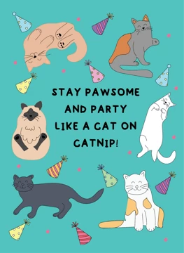 Stay Pawsome And Party