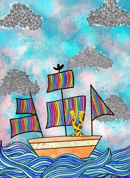 Giraffe Sail Boat