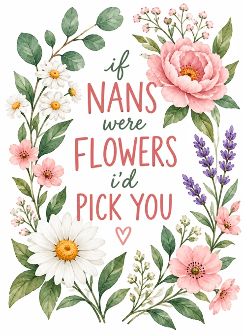 If Nans Were Flowers