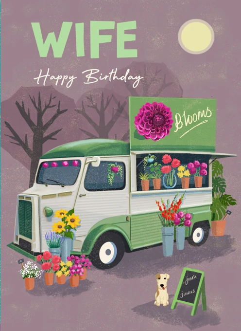 Wife Happy Birthday Blooms
