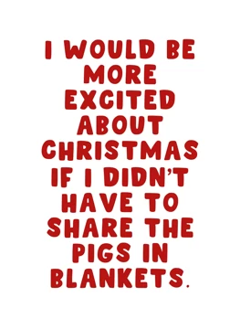 I Would Be More Excited About Christmas
