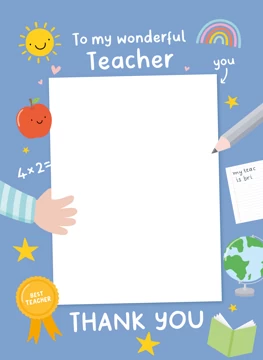 My Wonderful Teacher Drawing