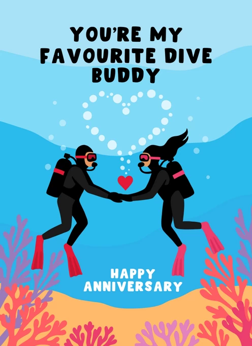 You're My Favourite Dive Buddy