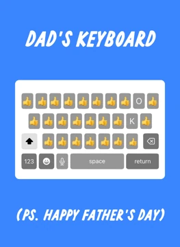 Dad's Keyboard Father's Day