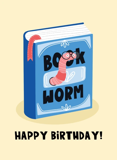 Happy Birthday Bookworm