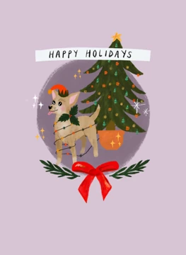 Happy Holidays Chihuahua