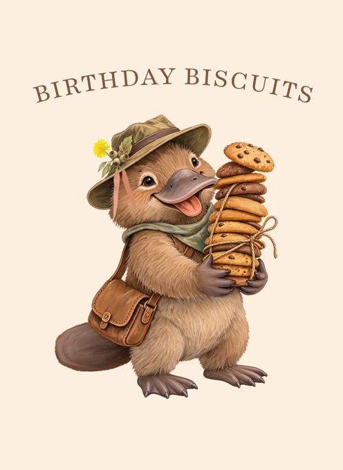 Birthday Biscuits - Percy from Heartwood Forest