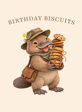 Birthday Biscuits - Percy from Heartwood Forest