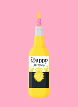 Happy Birthday - La Cerveza Más Fina