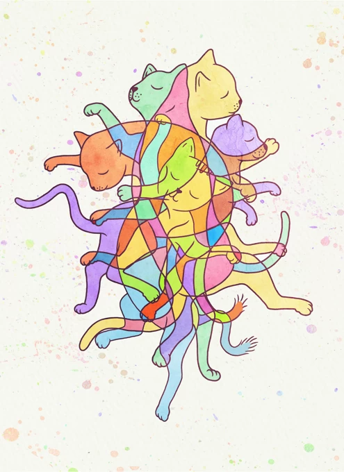 Mosaic of Cats