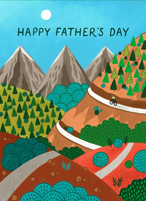 Cycling Mountains - Happy Father's Day