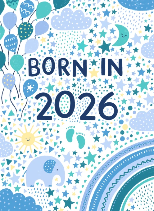 Blue Born in 2026 - Baby Boy