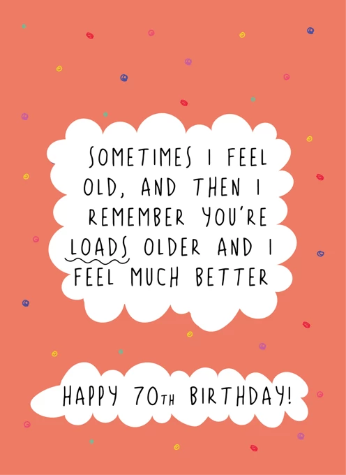 Happy 70th Birthday