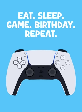 Eat. Sleep. Game. Birthday. Repeat. - PlayStation