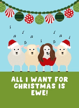 All I Want For Christmas Is Ewe!