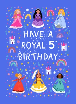 Have a Royal 5th Birthday - Princess