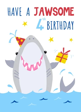 Jawsome 4th Birthday