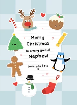 Sticker Christmas Nephew