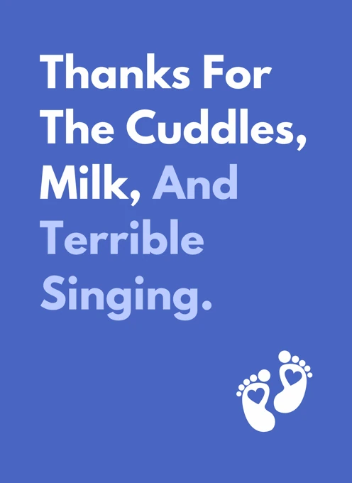 Thanks For The Cuddles